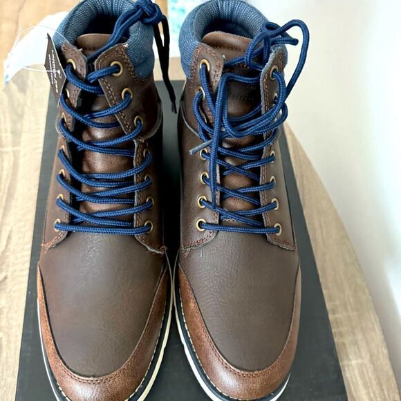 London Fog Men’s Boots Size 10M Brown Color New - Picture 1 of 3